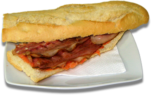 Bocadillo bacon